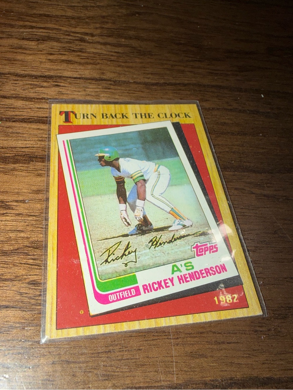 •Topps• 1987 Rickey Henderson Baseball Card